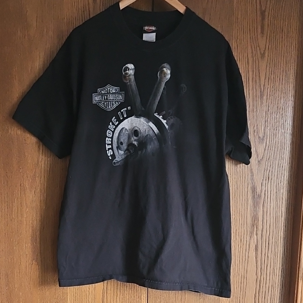 Harley-Davidson Black Stroke It Graphic Tee